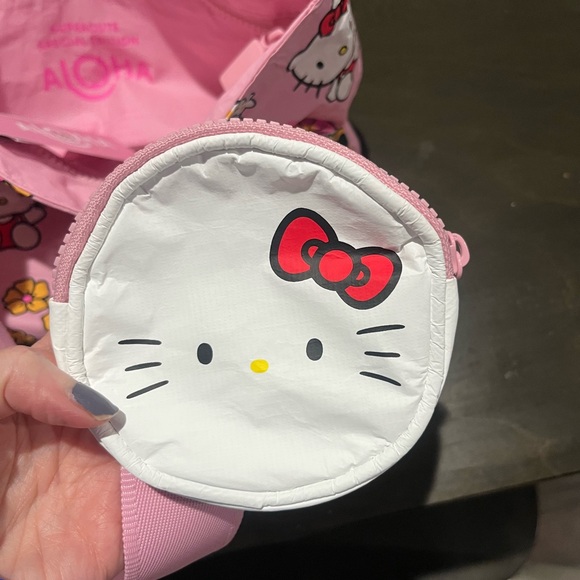 ALOHA Collection Pink Hello Kitty Tote with Coin Purse - Picture 5 of 12